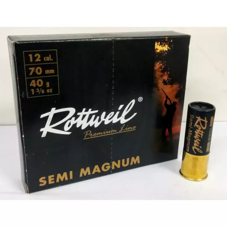 Rottweil 12/70 Semimagnum - Lyijyhauliset patruunat - MI3088 - 1