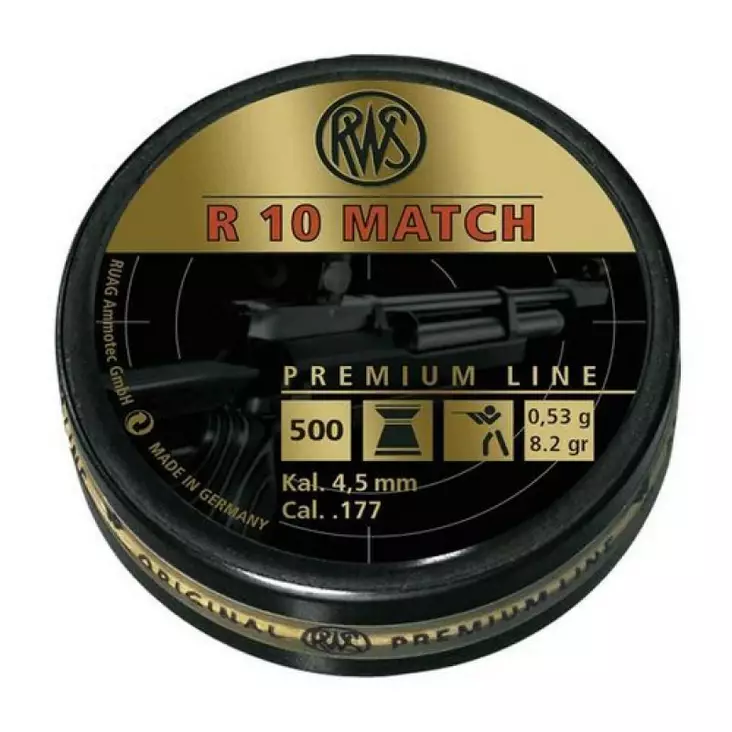 RWS R 10 MATCH RIFLE 4,50MM - Ilma-ase tarvikkeet - I778 - 1
