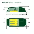 FJÄLLRÄVEN ABISKO ENDURANCE 3 - Teltat ja laavut - ZZZ0013889 - 2