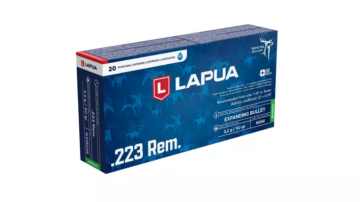 LAPUA .223rem Naturalis 3.2G n566 - Kaliiperi .223 - ZZZ0012509 - 1