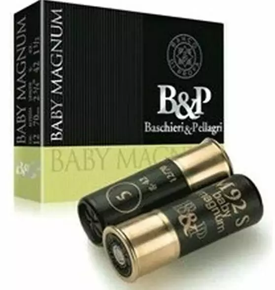 Baschieri&Pellagri 12/70 BABY MAG 42g - Lyijyhauliset patruunat - I2699 - 1