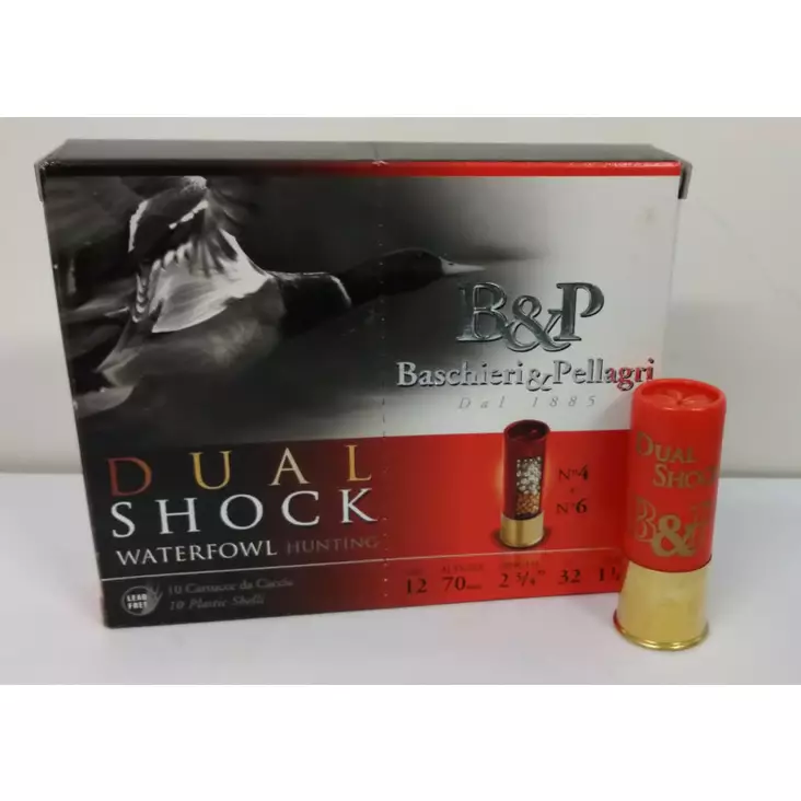 Baschieri & Pellagri 12/70 dual shock 4+6 kupari 32g - Korvaavat patruunat - I4709 - 1