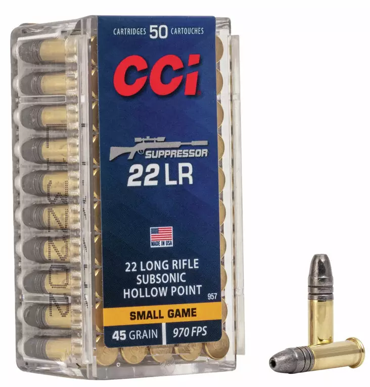 CCI 22LR supressor HP 2,92g - Kaliiperi .22lr - I4469 - 1