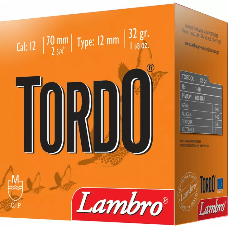 LAMBRO TORDO 32G 6 2,7mm - Lyijyhauliset patruunat - I5999 - 1