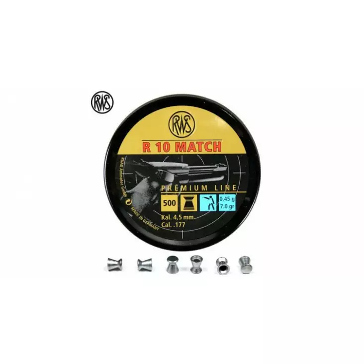 RWS R 10 MATCH PISTOL 4,50MM - Ilma-ase tarvikkeet - I779 - 1