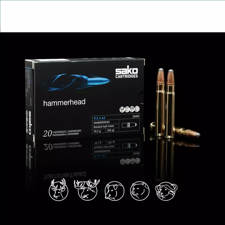 SAKO 9.3X62 18.5 HAMMERHEAD - Kaliiperi 9,3x62 - I3029 - 1