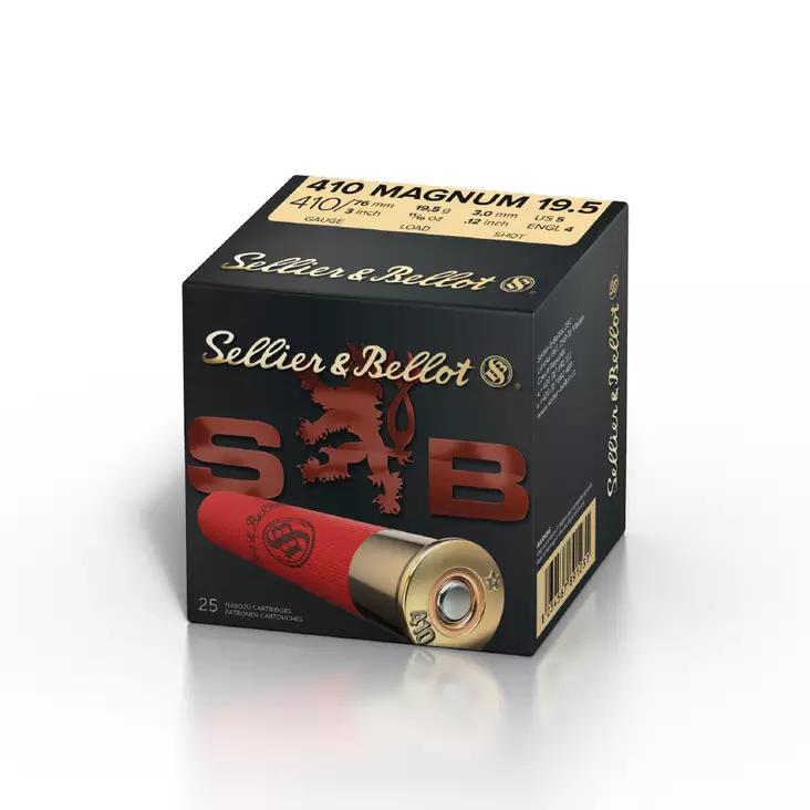 S&B .410/76 19,5g 3,00mm - Lyijyhauliset patruunat - ZZZ0011279 - 1